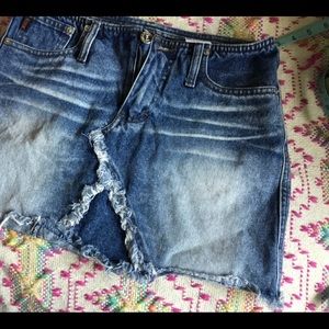 Mud Yo sz 5 cute denim mini skirt
